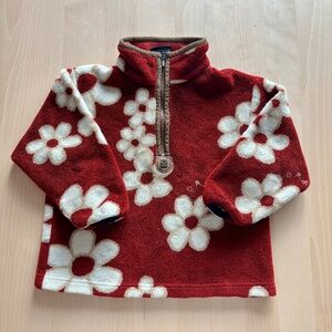 Vintage Orage polar 5T big flower print